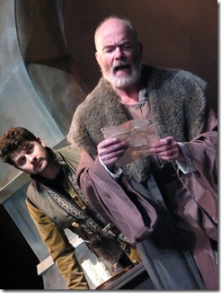 Benjamin Blais and Thomas Gough from Hart House production of King Lear