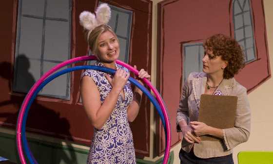 Kylee Evans and Diana Coatsworth in Nursery School Musical 2009