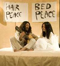 Graham Porter and Sharon Marquez in John/Yoko Bed Piece 2009