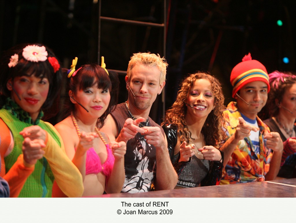 Cast of Rent by Joan Marcus
