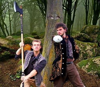 Korimander (Darren Turner) and Prince Ash (Chris Murray)