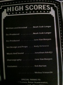 Even the program had a gamer sense of humour