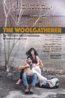The Woolgatherer at the 2015 Toronto Fringe Festival. Poster photo of Kayla Whelan and Jonathan Shatzky