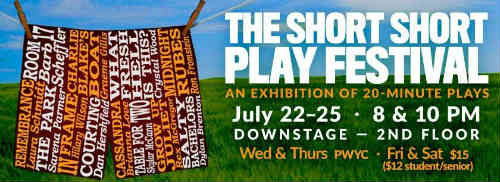 The Social Capital Theatre, Toronto presents The Short Short Play Festival, July 22-25, 2015