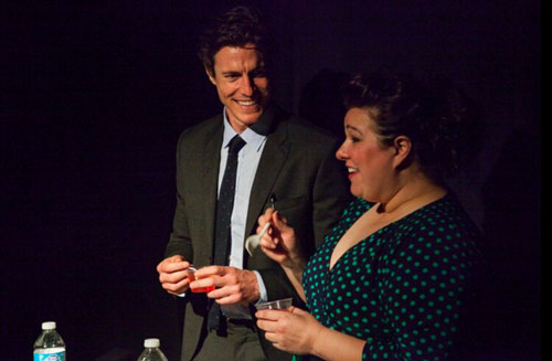 Photo of David Alexander Miller and Katie Messina in Fat Pig