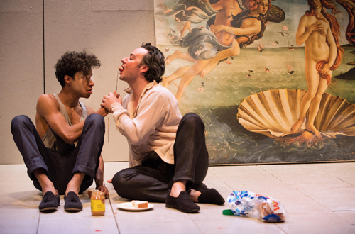 Photo of Stephen Jackman-Torkoff and Salvatore Antonio in Botticelli in the Fire by Cylla von Tiedemann