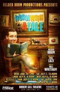 Poster for fringe show Born With a Tale