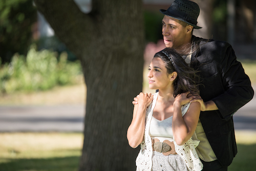 Photo of Michaela DiCesare and Jordin Hall in A Midsummer Night's Dream by Neil Silcox