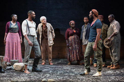 Photo of Lisa Berry, Dion Johnstone, Walter Borden, Akosua Amo-Adem, Marcel Stewart, Daren A. Herbert, Peter Fernandes, Roy Lewis in Father Comes Home From the Wars by Cylla von Tiedemann