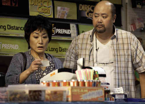 Performers in "Kim's Convenience"