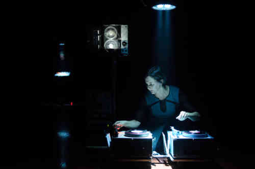 Photo of performer in "Endings."