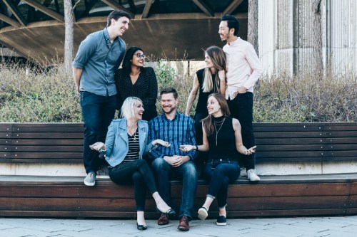 Photograph of Nico Rice, Shohana Sharmin, Jennifer Ashleigh Lloyd, King Chiu, Anne McMaster, Chris O’Neill, and Katherine Fogler by Katherine Fogler.