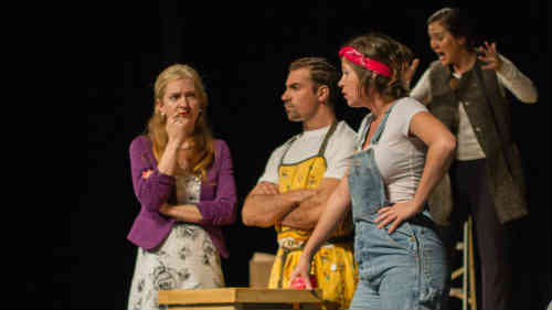 Photo of Barbara-Audrey Bergeron, Alex Nanot, Geneviève Fontaine, Michèle Tredger, Benoît Trudel