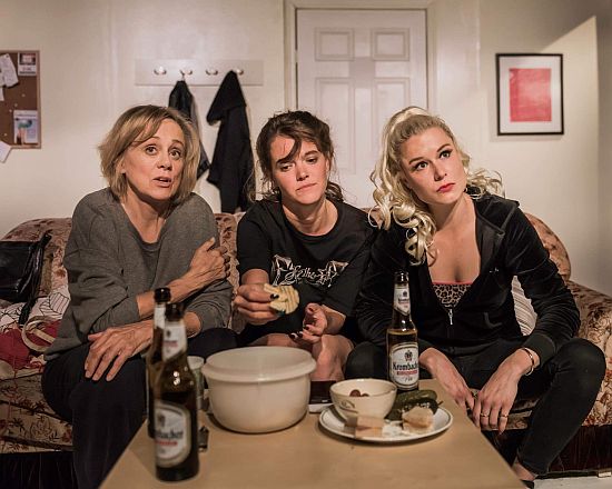 Fiona Reid, Claire Burn and Anne van Leeuwen in The Chance