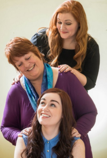 Rebecca De La Cour, Barbara Taylor, and Billie Jean Shannon forming a verticle line.