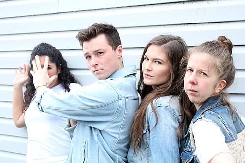 Photo of Brittany Miranda, John Wamsley, Charlin McIsaac and Madeleine Brown in Everyone Wants a T-Shirt