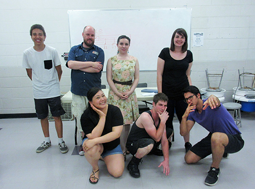 Photo of Kendall Petersen,Phil Rickaby, Elizabeth Rose Morriss, Tahlia Zaloski, Veronica Choi, Brandon Schamerhorn and Sanjay Pavone by Eric Peterson