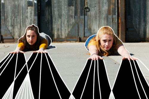 Photo of Madison Burgess and Emily Rapley from "Interrupted"