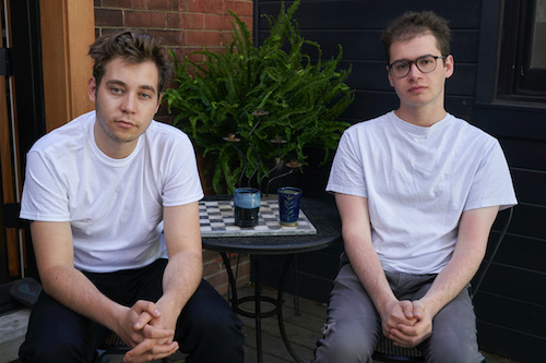 Picture of David Woroner and Daniel Halpern in An Orchid And Other Such Lilies And Lies