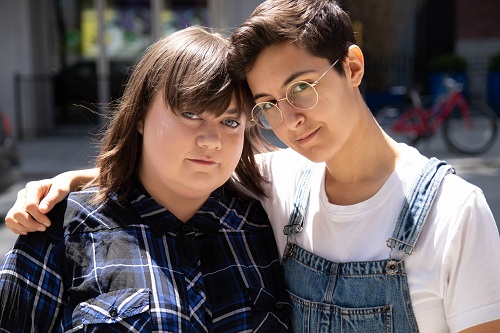 Photo of Alexandra Hurley and Kyah Green. in Peaches on a Cherry Tree by Paul Aihoshi