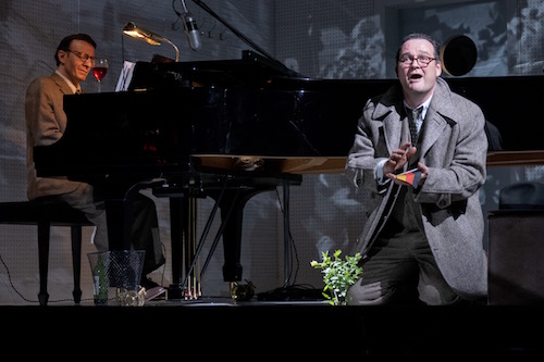 Photo of Serouj Kradjian and Russell Braun in Hell's Fury The Hollywood Songbook by Trevor Haldenby