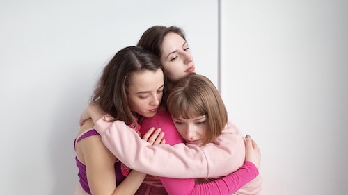 Photo of Zoë Kenneally, Eva Connelly-Miller, and Sarah McLennan in Love Notes by Lauren Runions