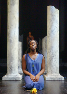 Photo of Whitney K. Ampadu in Portia's Julius Caesar