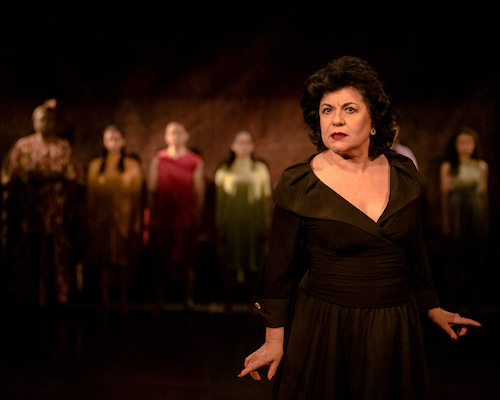 Photo of Rosalba Martinni and Ensemble in The Solitudes by Jeremy Mimnagh