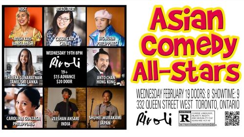 Picture of Rush Kazi, Cassie Cao, Big Norm, Thurka Gunaratnam, Anto Chan, Carolina DG, Zeeshan Ansari, and Shuhei Murakami in Asian Comedy All Stars