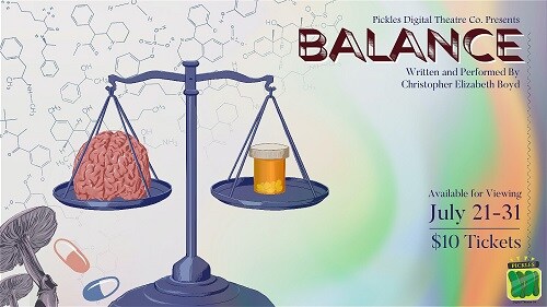 Picture of promotional poster for the play Balance